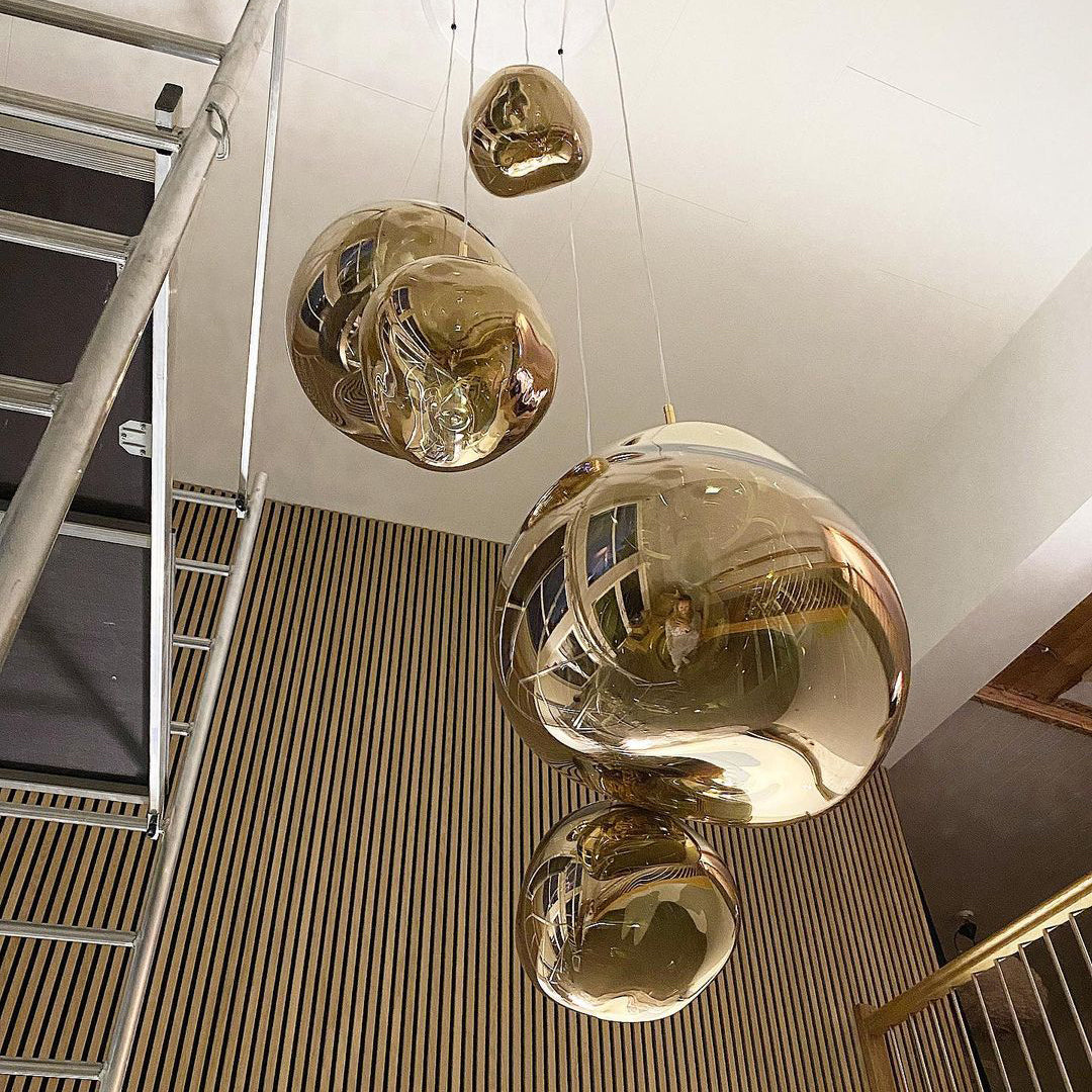 Olvoria | Multi-Arm Pendant Light | Sculptural Melt Design