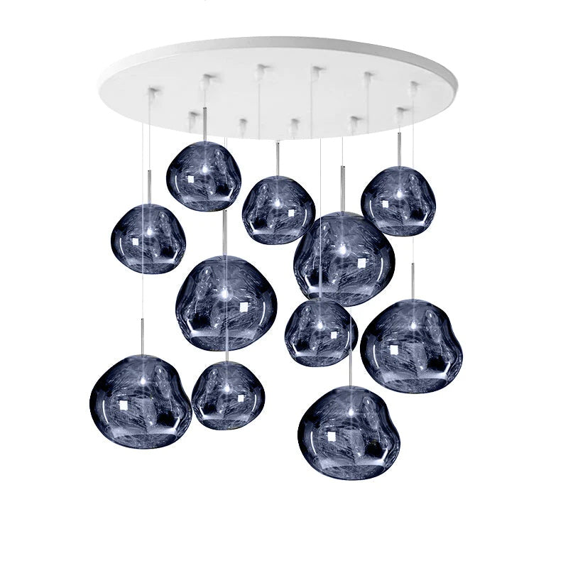 Olvoria | Multi-Arm Pendant Light | Sculptural Melt Design