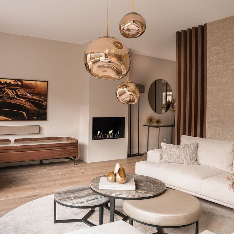 Olvoria | Multi-Arm Pendant Light | Sculptural Melt Design