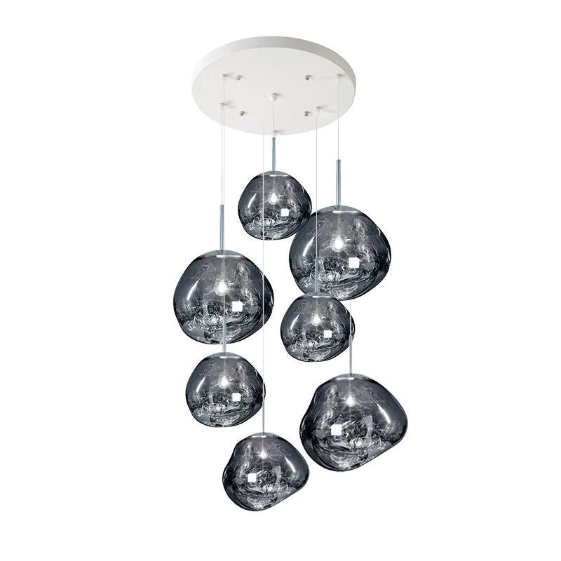 Olvoria | Multi-Arm Pendant Light | Sculptural Melt Design