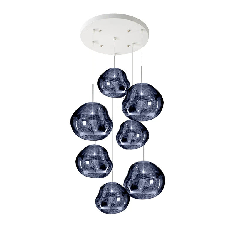 Olvoria | Multi-Arm Pendant Light | Sculptural Melt Design