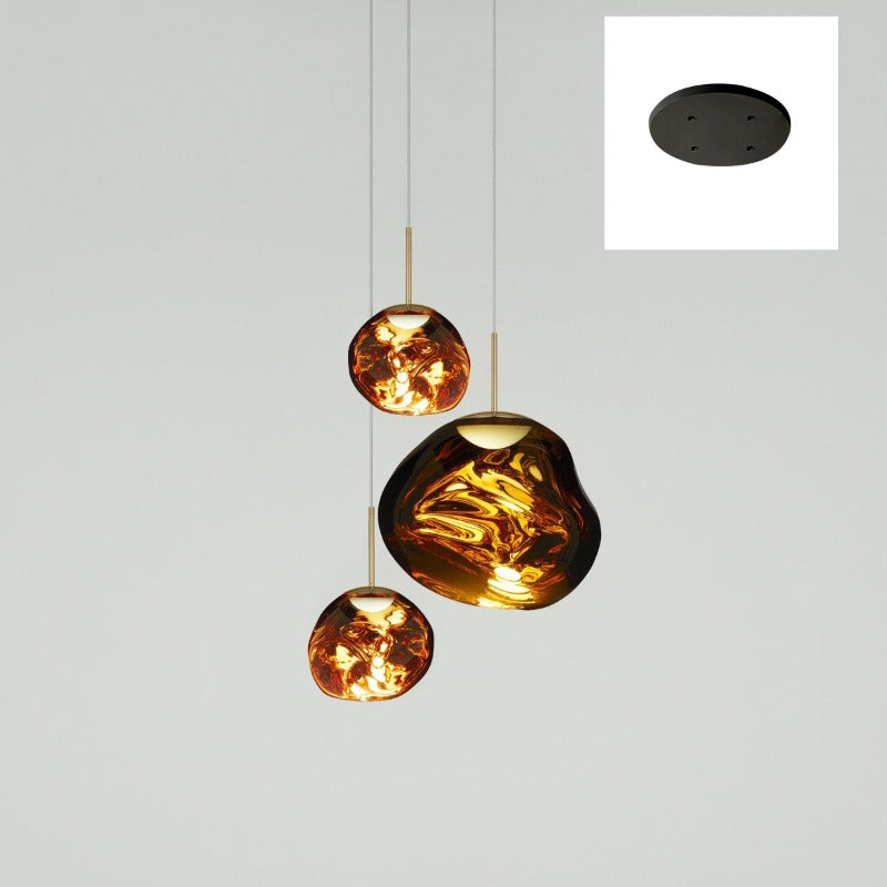 Olvoria | Multi-Arm Pendant Light | Sculptural Melt Design