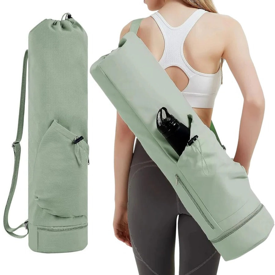 Olvoria | Multi Purpose Yoga Mat Bag with Wet Storage