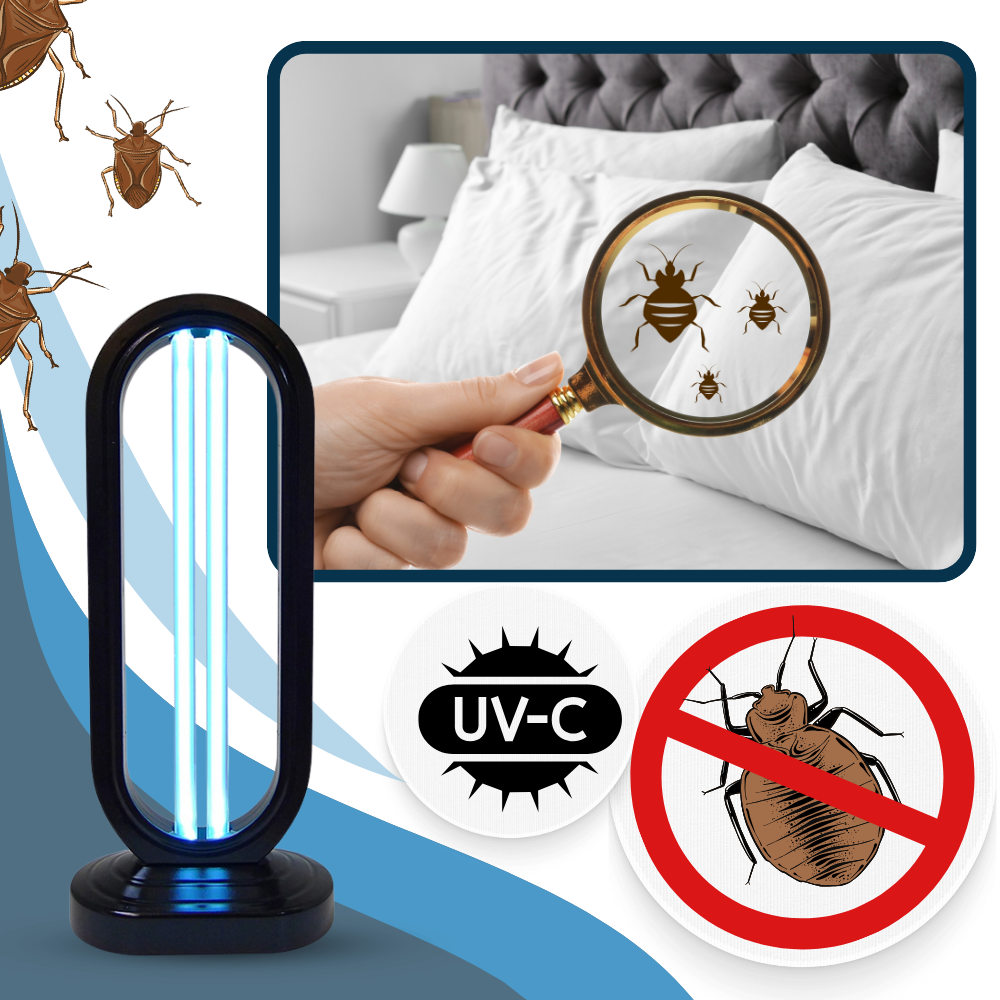 Olvoria | Multi-Surface UV Disinfectant Bulb – Strongest Bed Bug Killer for Home & Travel Use