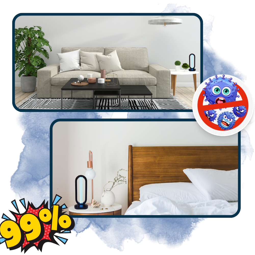 Olvoria | Multi-Surface UV Disinfectant Bulb – Strongest Bed Bug Killer for Home & Travel Use