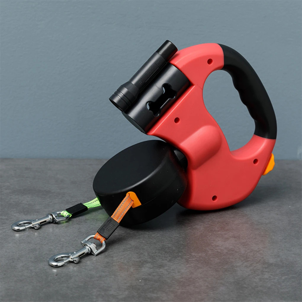 Olvoria | Never Tangle Again – Double Leash for Dogs with LED Light