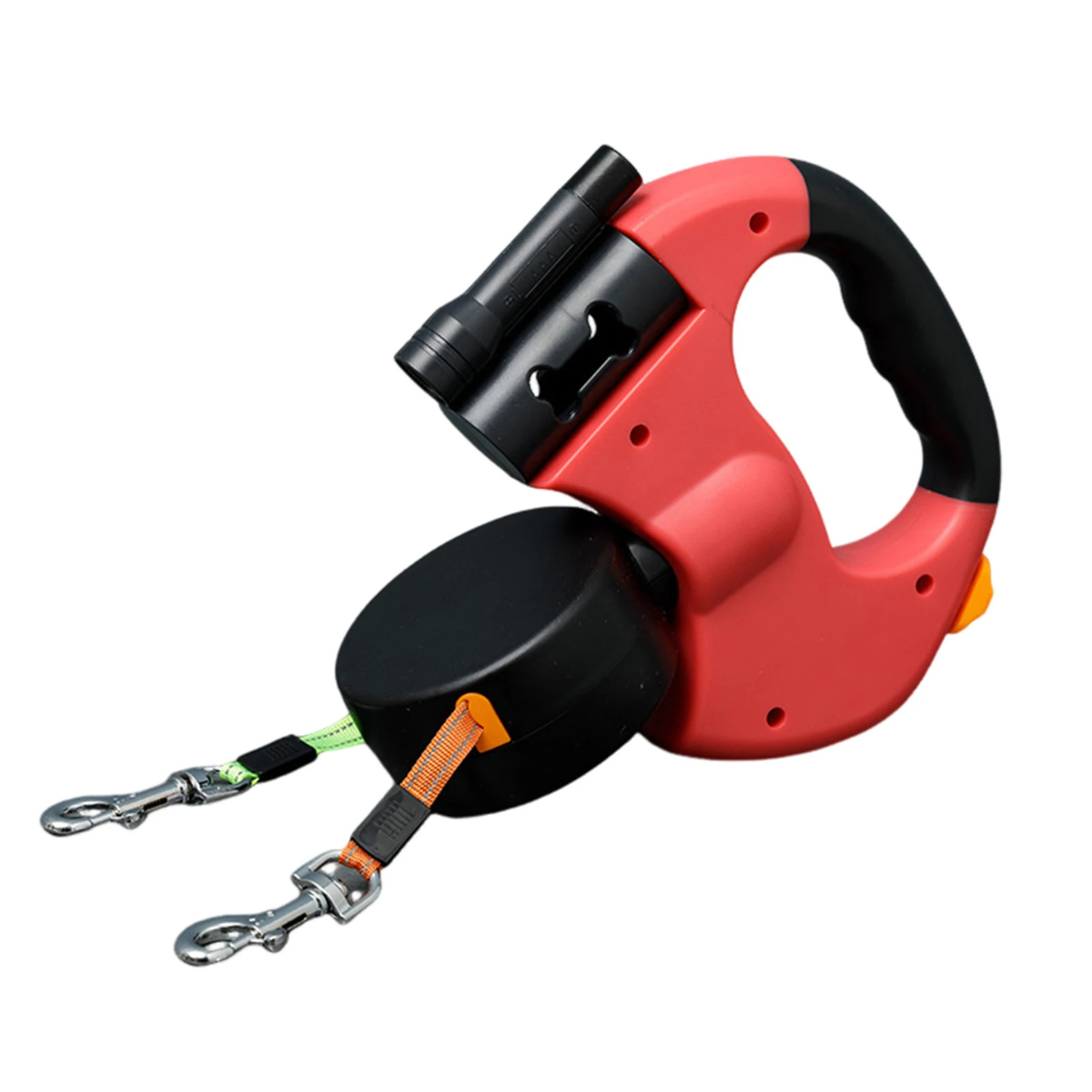 Olvoria | Never Tangle Again – Double Leash for Dogs with LED Light