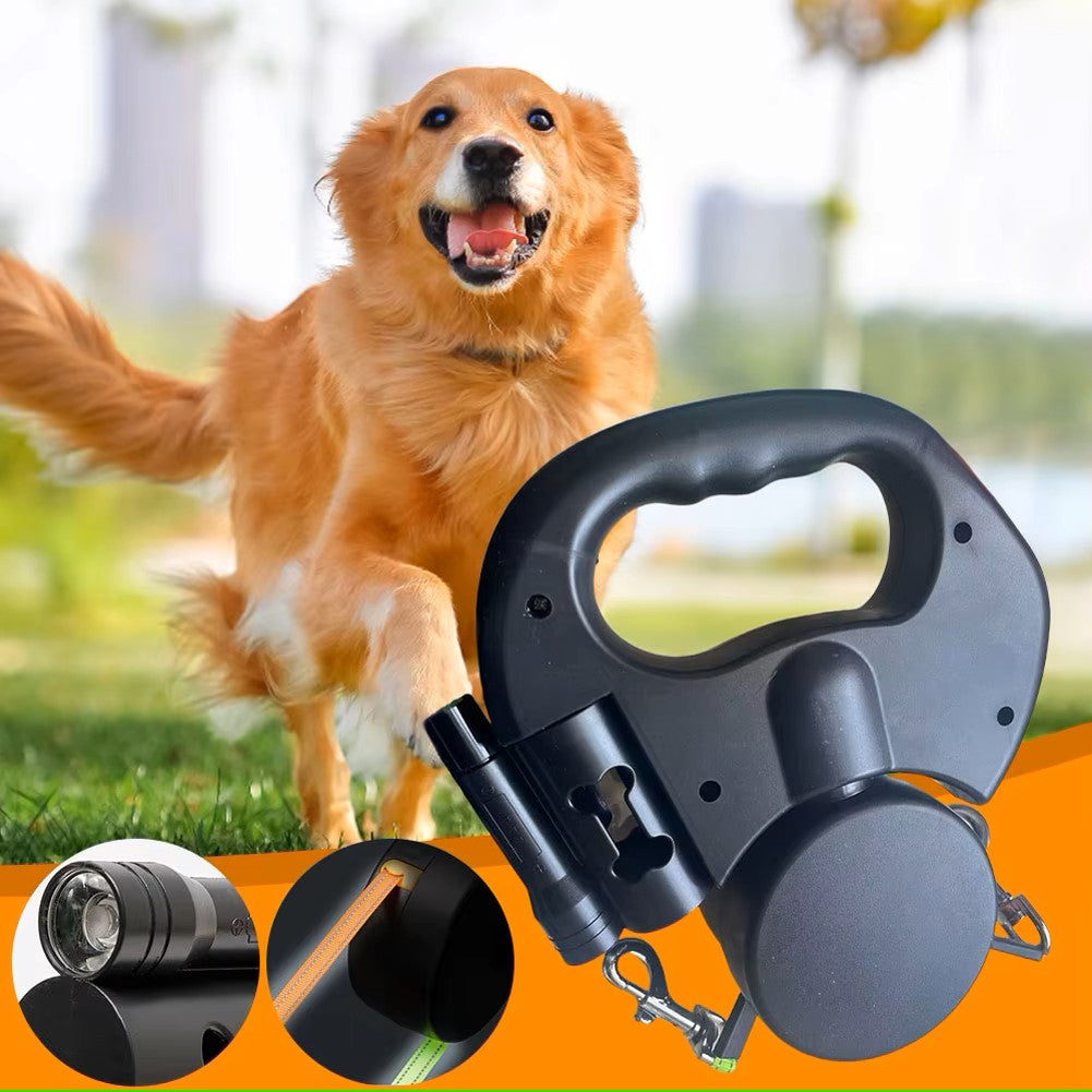 Olvoria | Never Tangle Again – Double Leash for Dogs with LED Light