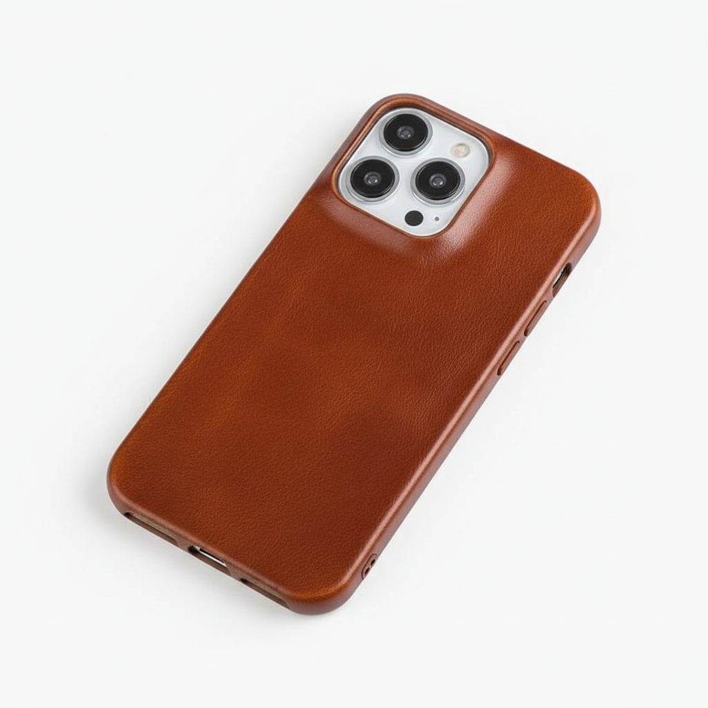 Olvoria | Oil Wax Genuine Leather Apple iPhone Case
