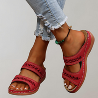 Olvoria - Sandales orthopédiques pour femmes | Sandales confortables pour femmes | Sandales d'été pour femmes