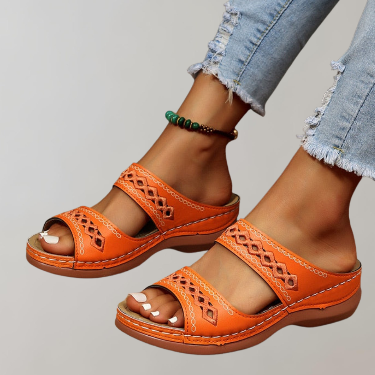 Olvoria - Orthopedic Sandals for Women | Comfortable Women's Sandals | Summer Sandals for Women