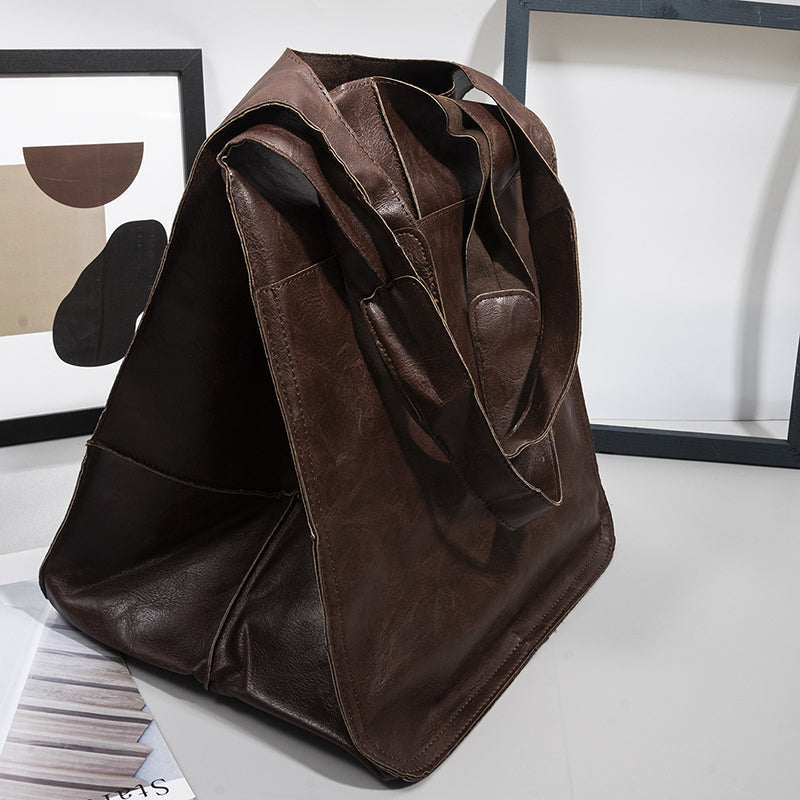 Olvoria | Oversized Leather Weekend Bags