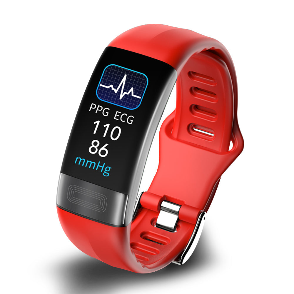 Olvoria | P11 Plus Health Tracker | Professional ECG & Blood Pressure Monitoring | HRV Analysis with Lorenz Scatter Plot | SpO2 & Sleep Screening | IP67 Waterproof | Cycle Tracking