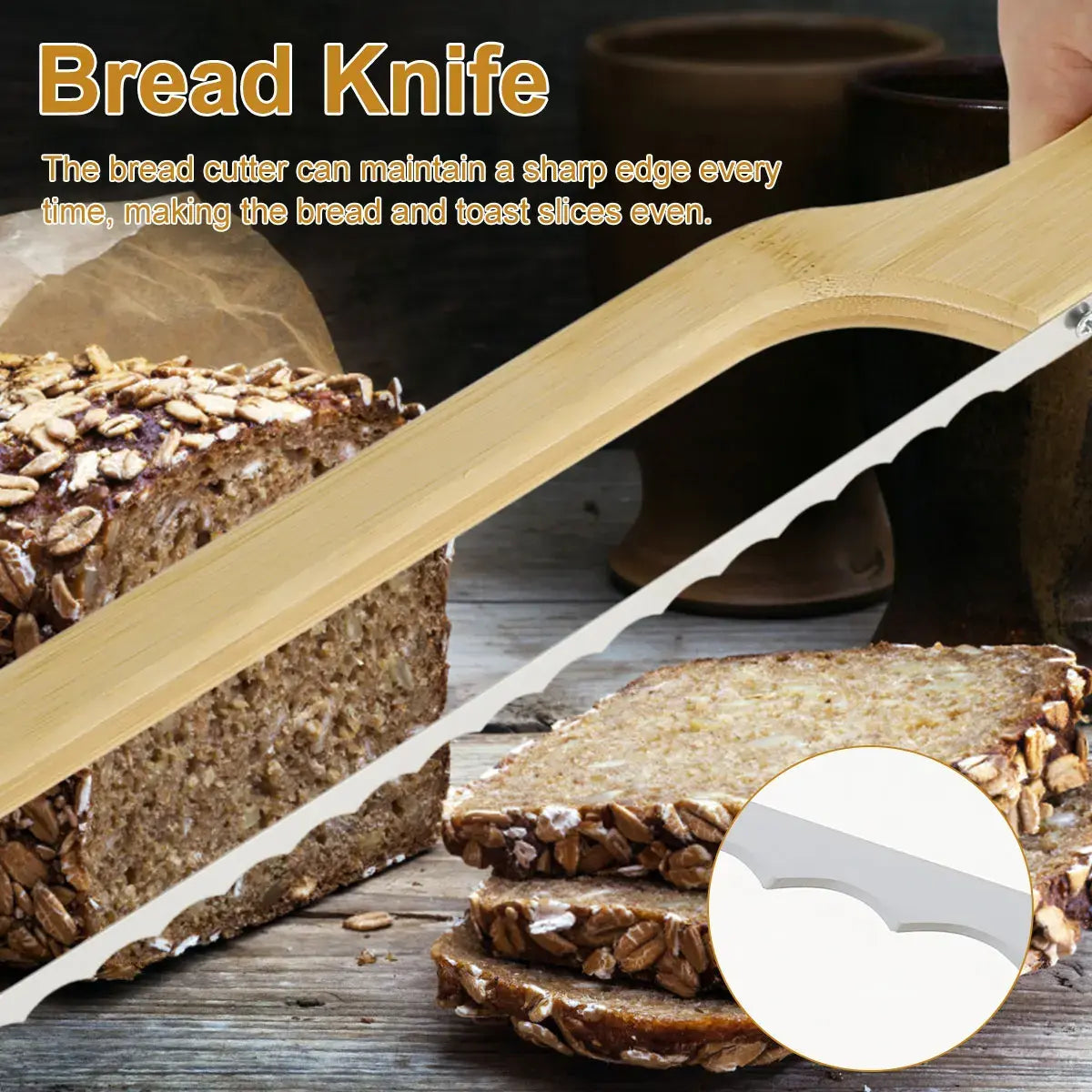 Olvoria | Perfect Bread Knife For Effortless Slicing