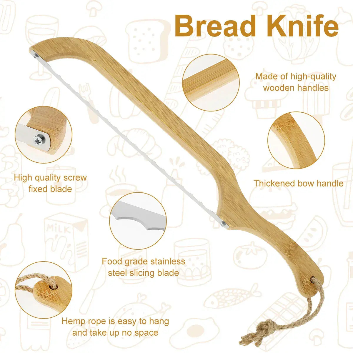 Olvoria | Perfect Bread Knife For Effortless Slicing