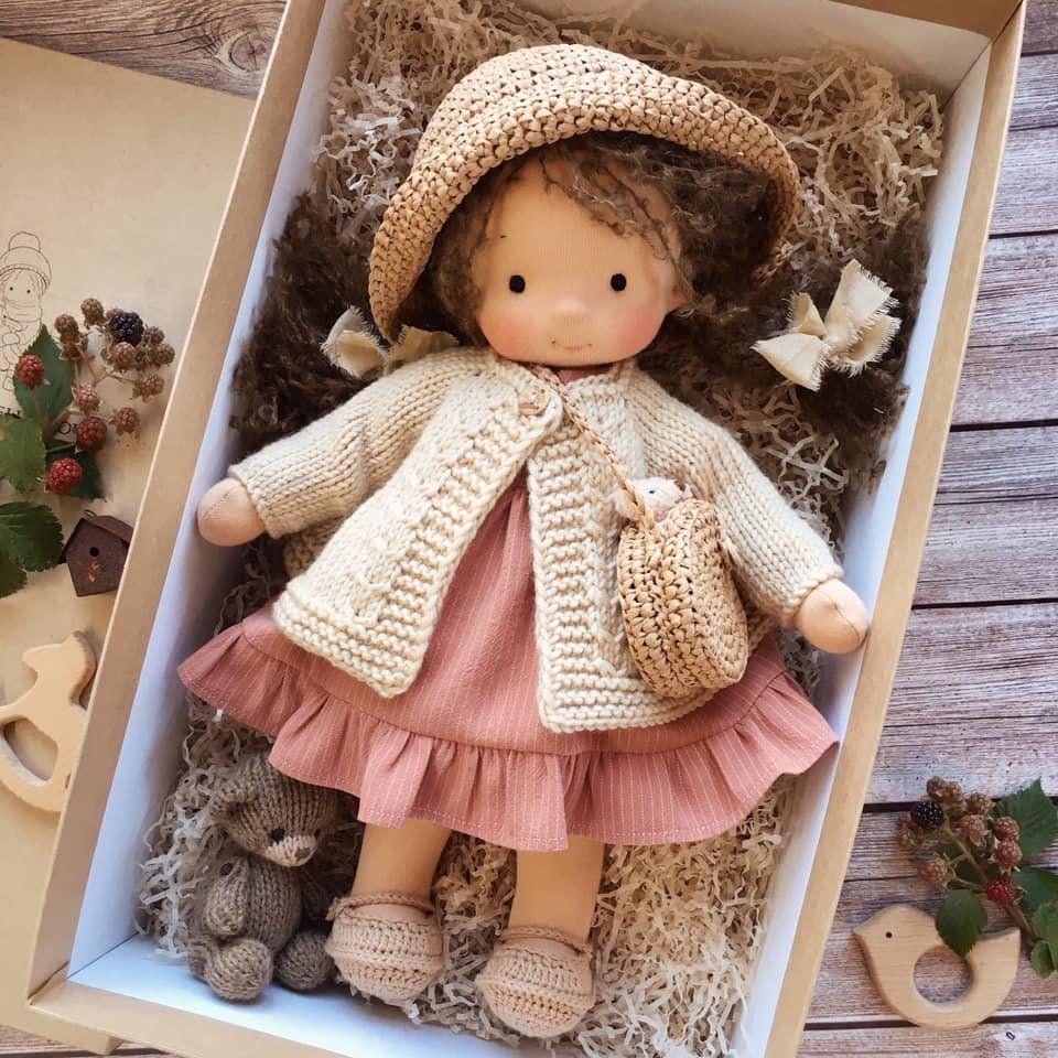 Olvoria Poppi | Handcrafted Waldorf Cuddle Doll | Soft, Organic & Non-Toxic