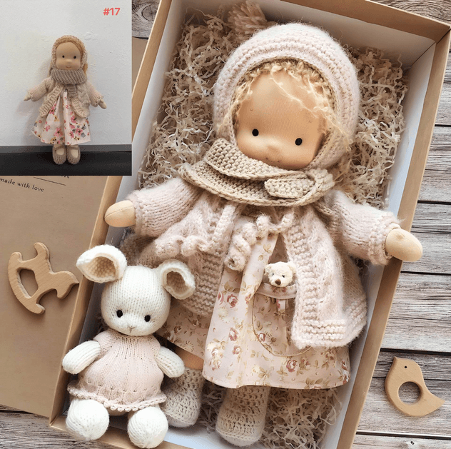 Olvoria Poppi | Handcrafted Waldorf Cuddle Doll | Soft, Organic & Non-Toxic