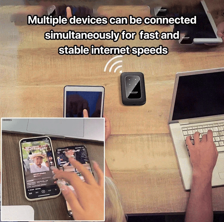 Olvoria | Portable 5G WiFi Router – High-Speed Mobile Wireless Internet Connection