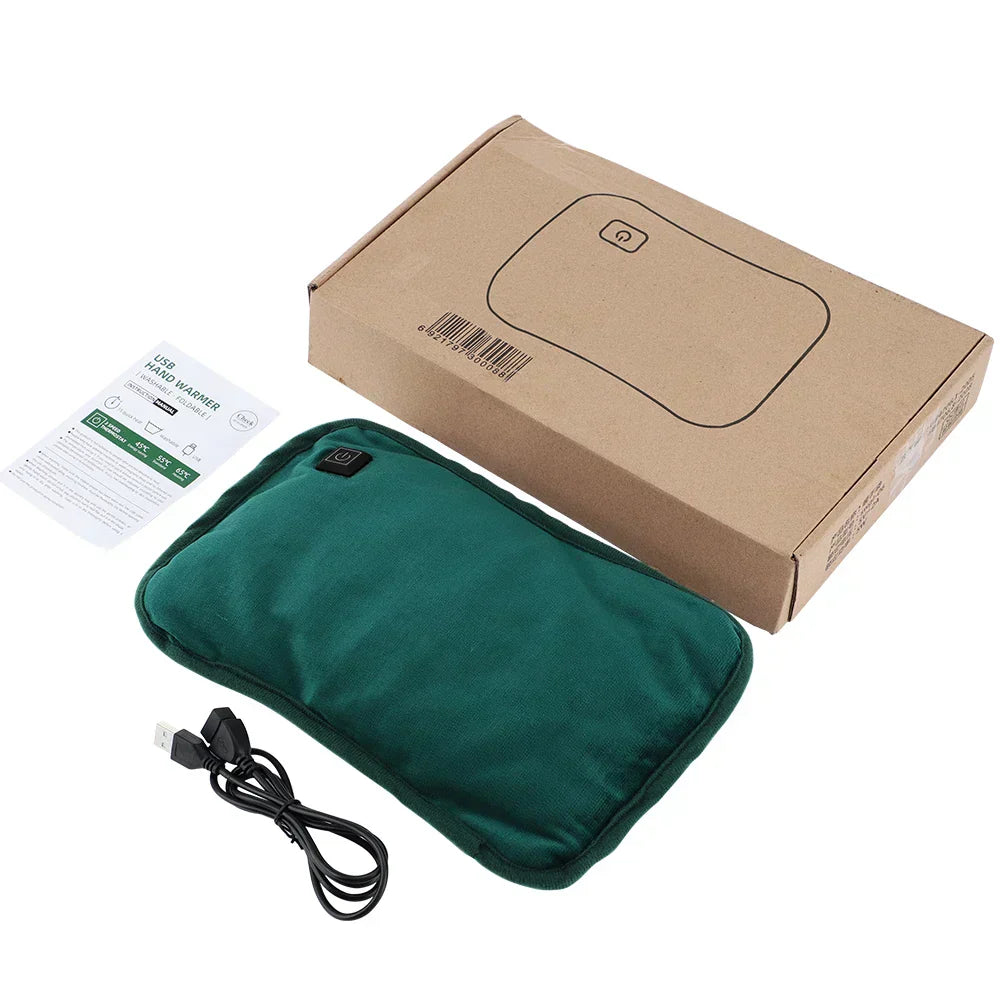 Olvoria | Portable Graphene Heating Pad | USB Rechargeable | 3 Temperature Levels | Ergonomic Hand & Belly Warmer | Includes Intelligent Auto Shut-Off