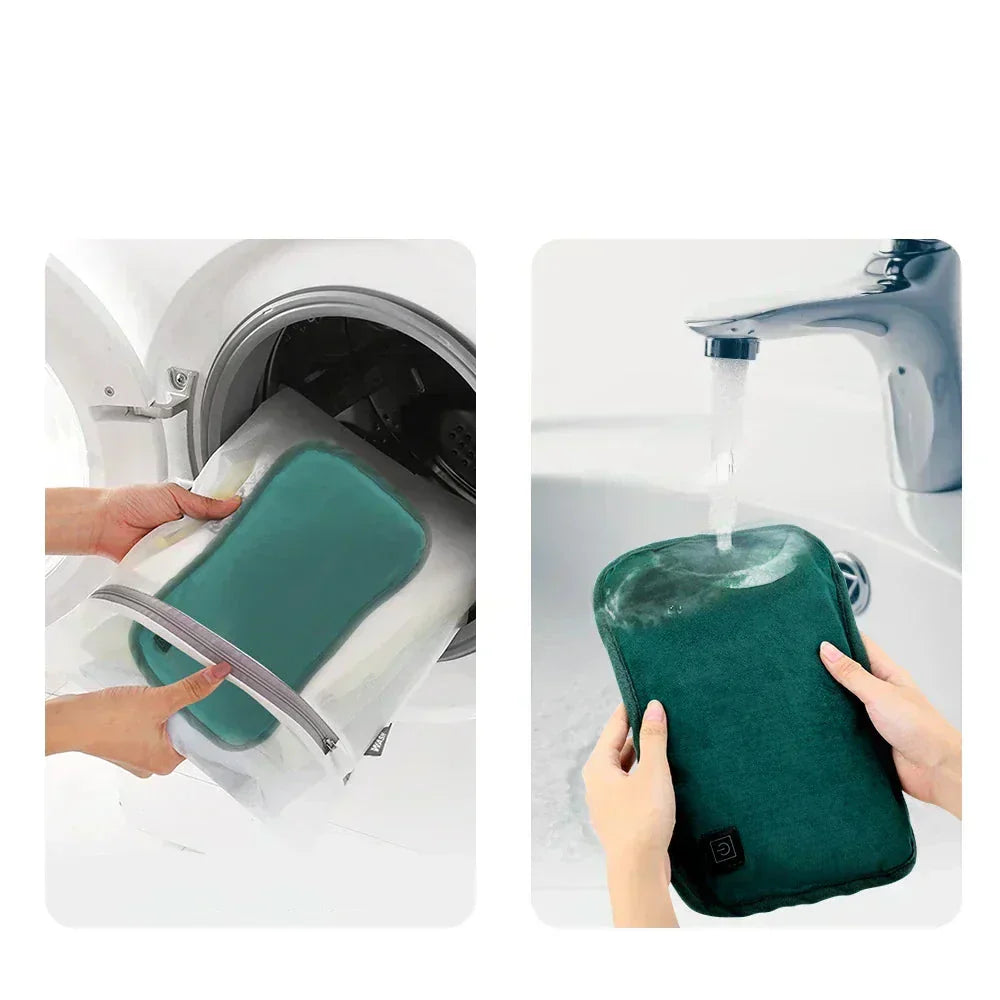 Olvoria | Portable Heating Pad | 30x20 cm | Fast Heating, Multipurpose Hand/Body Warmer