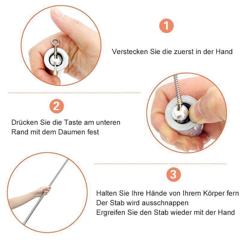 Olvoria | Portable Metal Rod for Self-Defense and Magic