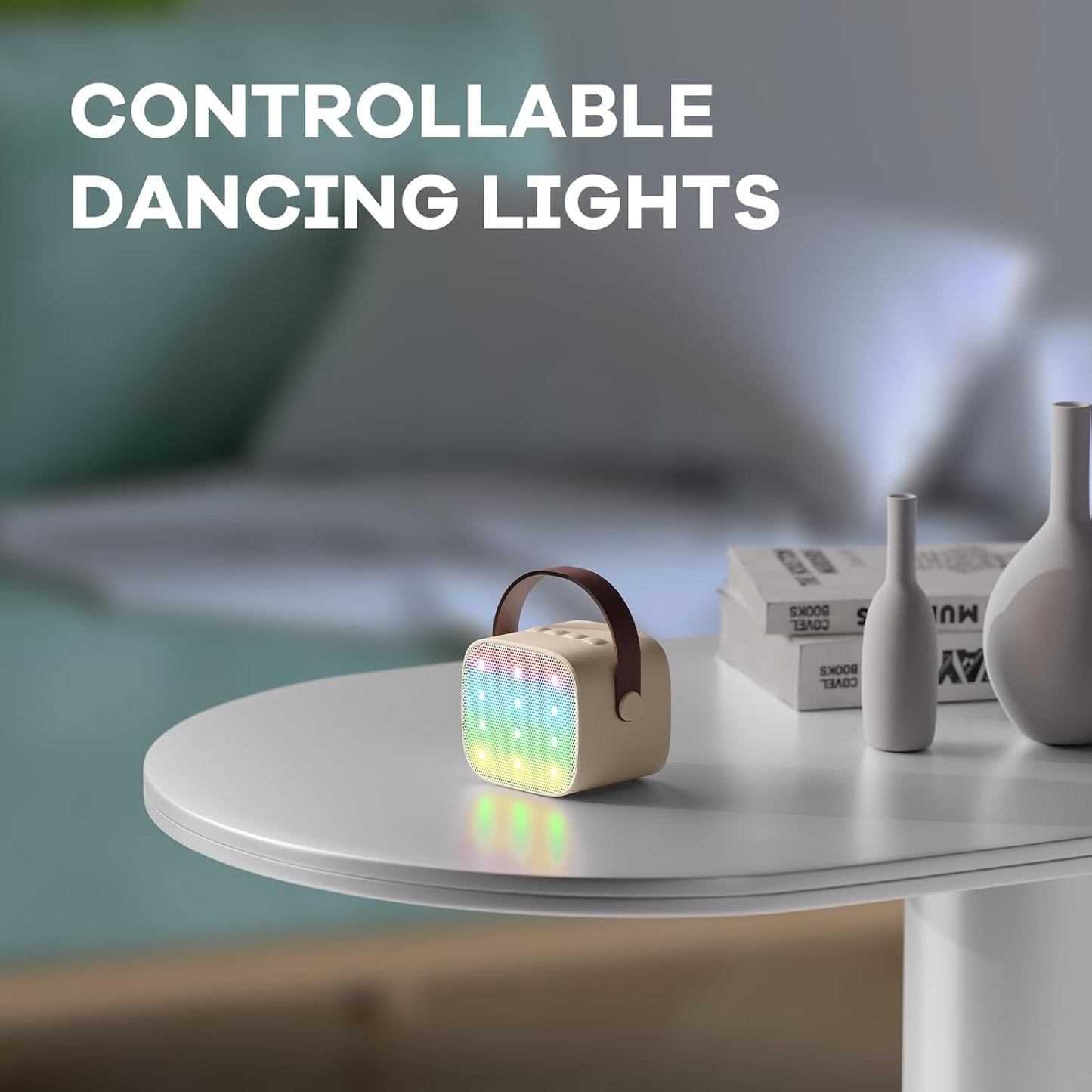 Olvoria | Portable Mini Karaoke Machine with Bluetooth Speaker and 2 Wireless Microphones – Veylo