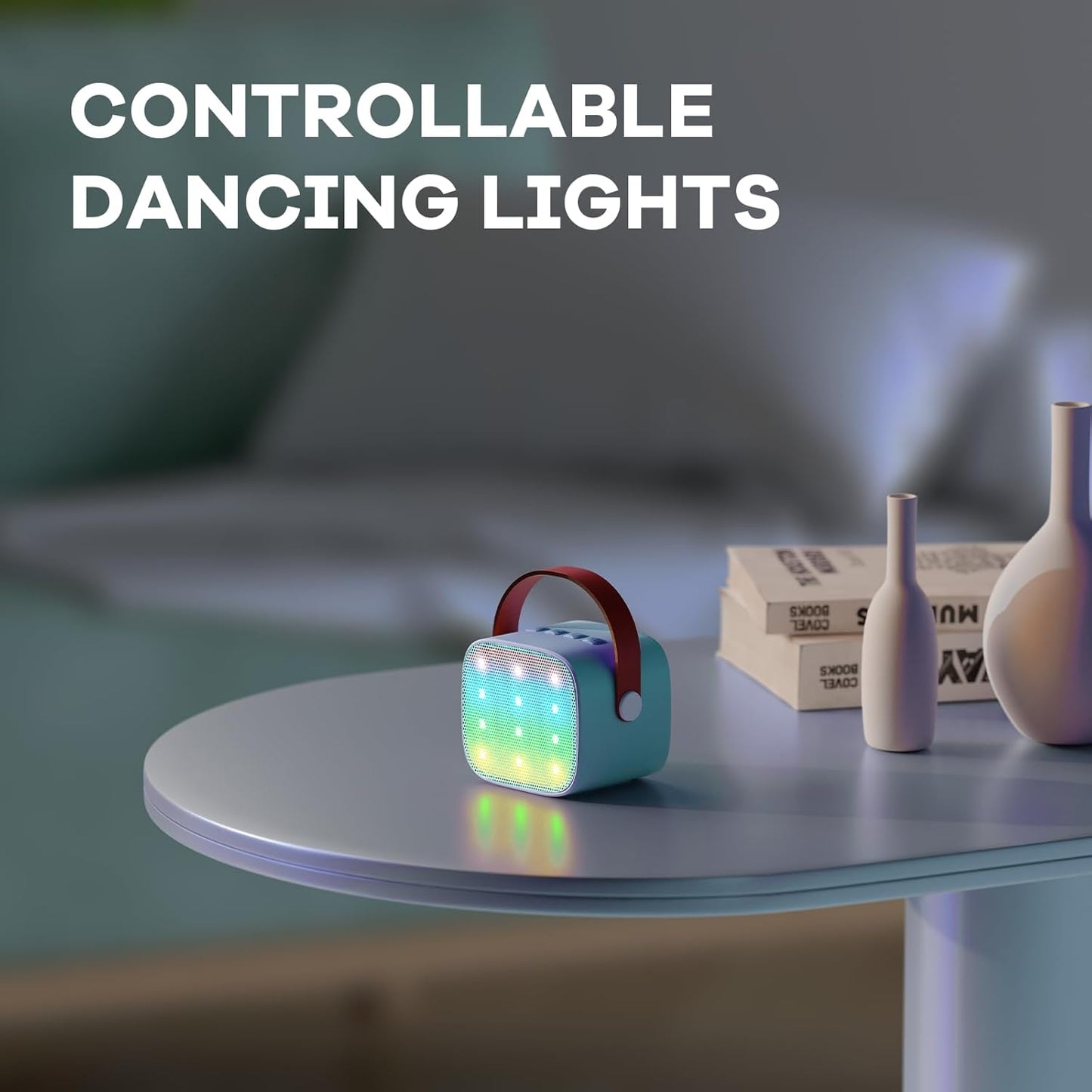 Olvoria | Portable Mini Karaoke Machine with Bluetooth Speaker and 2 Wireless Microphones – Veylo
