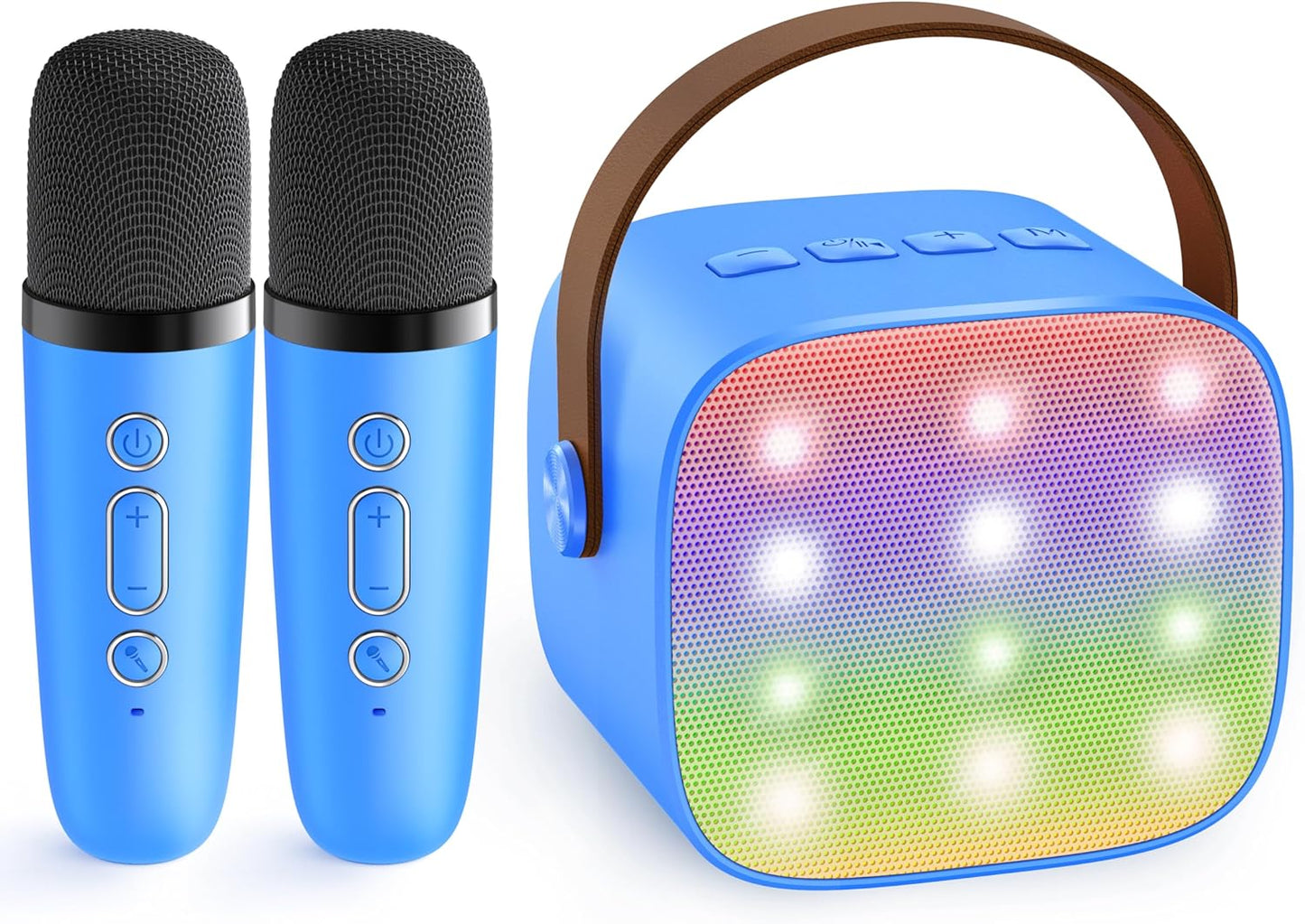 Olvoria | Portable Mini Karaoke Machine with Bluetooth Speaker and 2 Wireless Microphones – Veylo