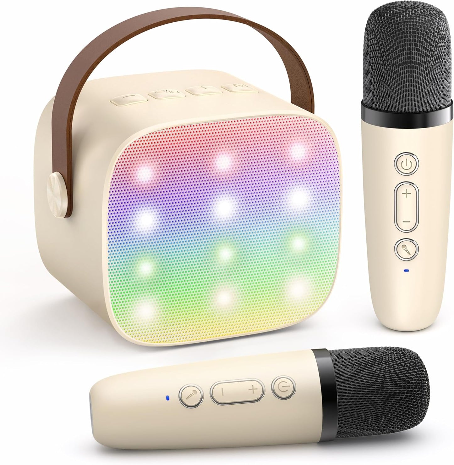 Olvoria | Portable Mini Karaoke Machine with Bluetooth Speaker and 2 Wireless Microphones – Veylo