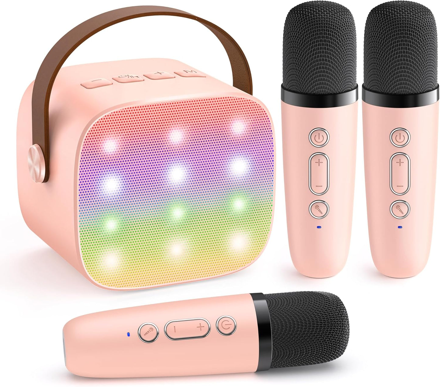Olvoria | Portable Mini Karaoke Machine with Bluetooth Speaker and 2 Wireless Microphones – Veylo