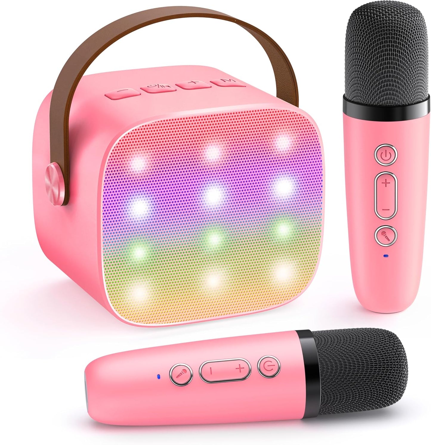 Olvoria | Portable Mini Karaoke Machine with Bluetooth Speaker and 2 Wireless Microphones – Veylo