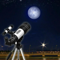 Olvoria | Télescope astronomique professionnel | Ouverture 70 mm, longueur focale 300 mm et installation facile pour l'observation des étoiles et la découverte de la nature