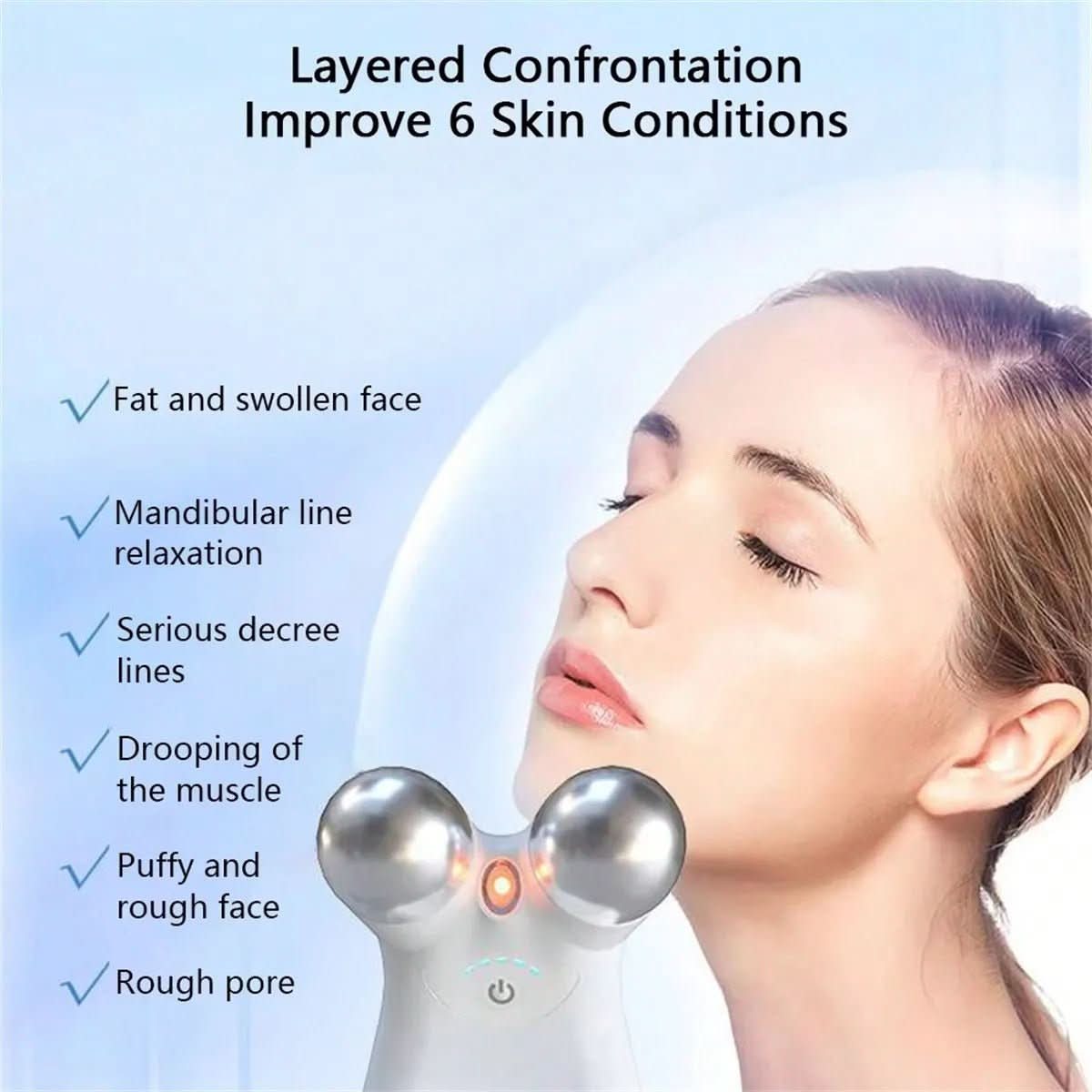 Olvoria | Professional Facial Massager with Microcurrent for Firmer, Smoother Skin