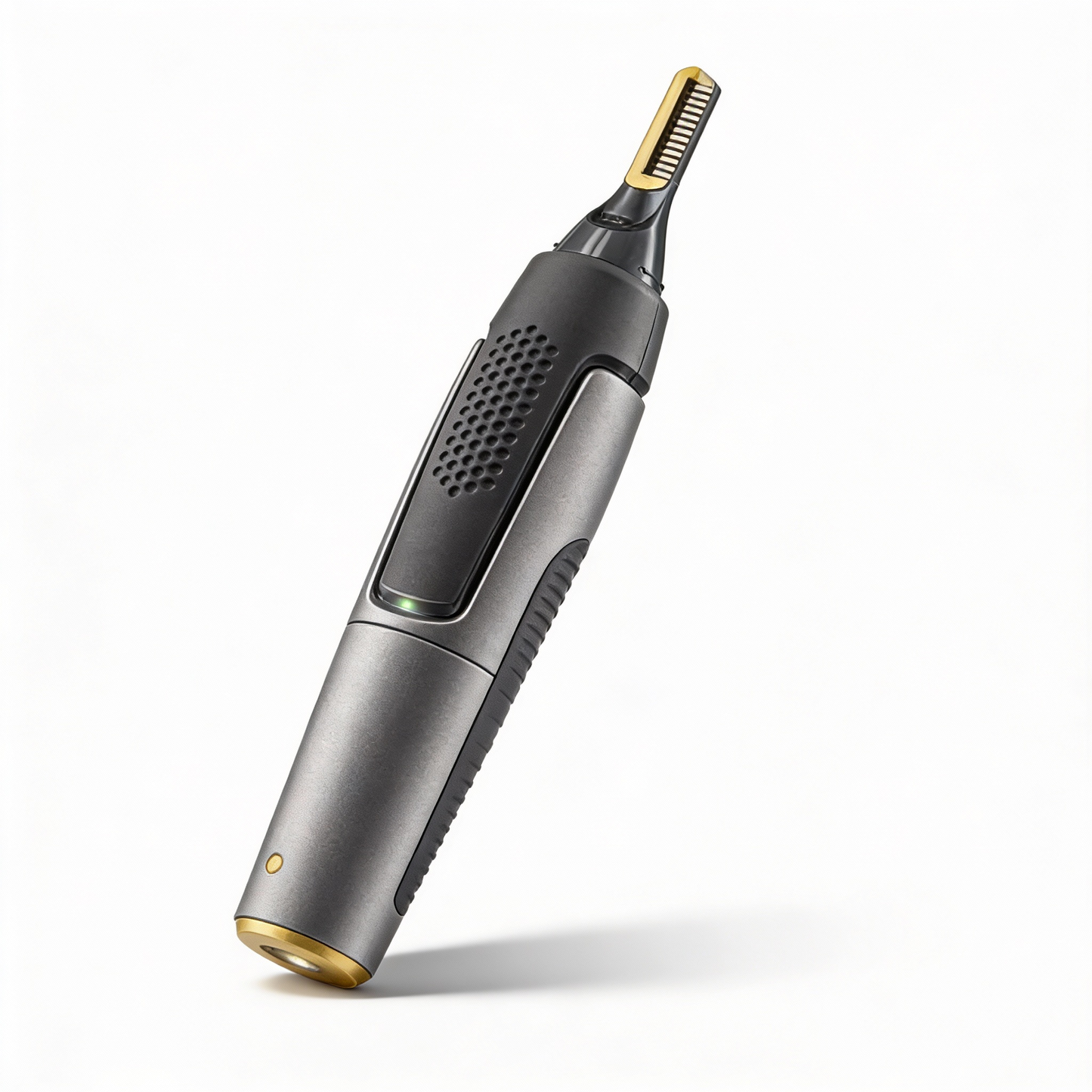 Olvoria | Professional Ultra-Thin Precision Trimmer | Titanium Stainless Steel Blades | Integrated LED Light | Micro-Oscillation Technology | For Nose, Ears & Contours