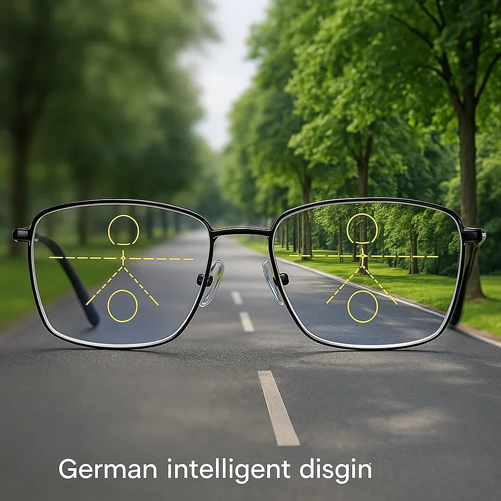 Olvoria | Progressive Multifocal Glasses for Clear Vision - German Intelligent Design for Everyday Use