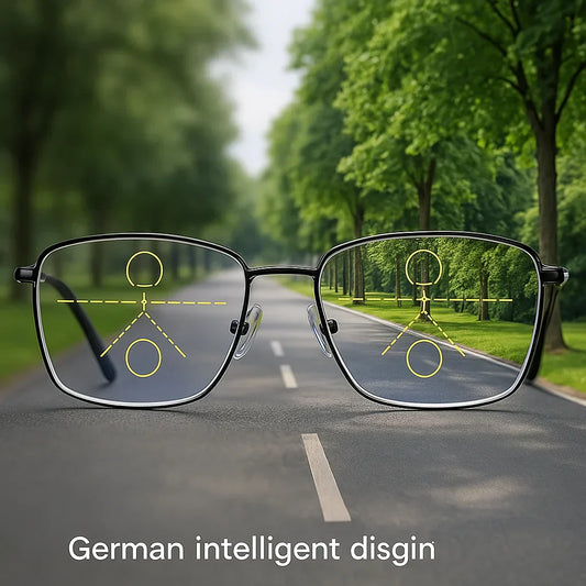 Olvoria | Progressive Multifocal Glasses for Clear Vision - German Intelligent Design for Everyday Use