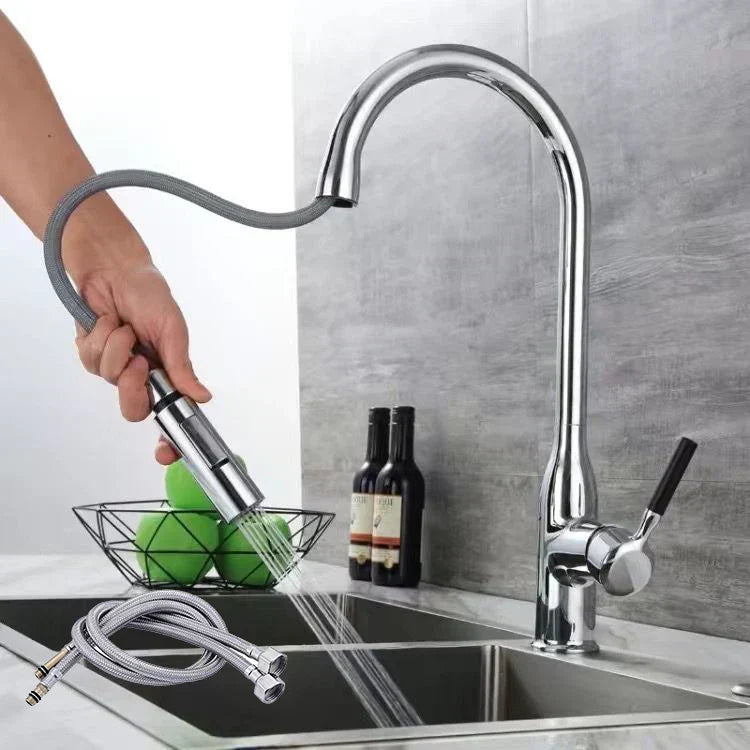Olvoria | PureFlow - Kitchen Faucet with Pull-Down Hand Shower