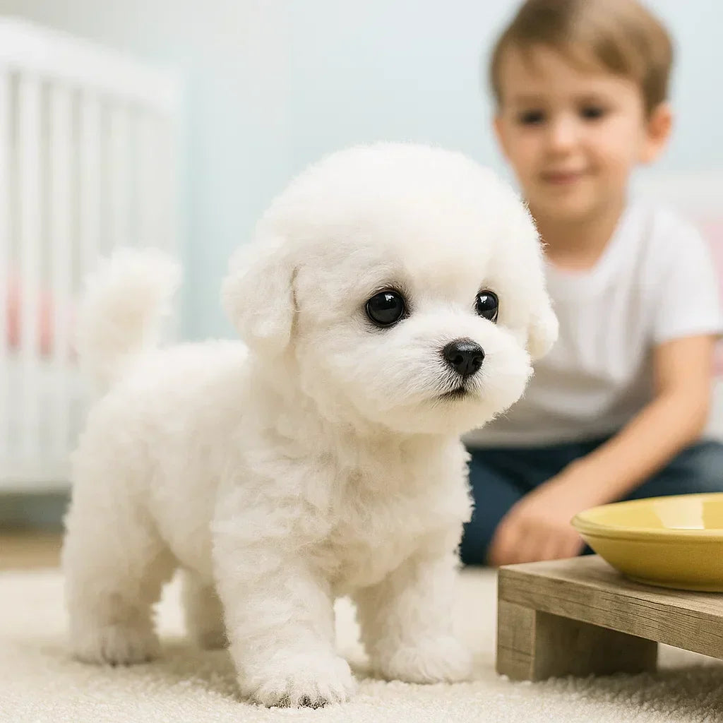 Olvoria | Realistic Puppy Interactive Plush AI Dog Robot