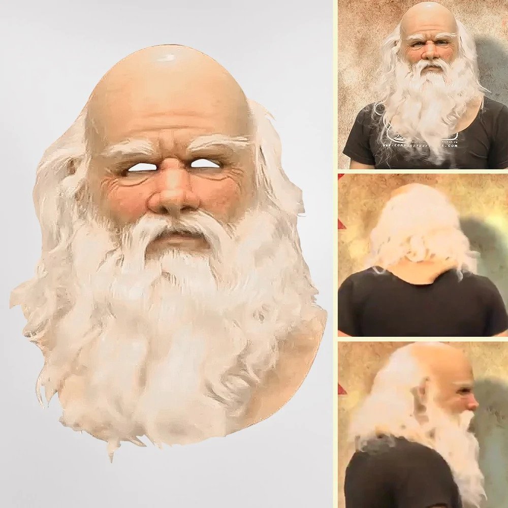 Olvoria | Realistic Santa Claus Mask | Latex with Comfort