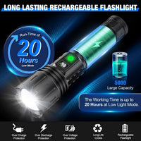 Olvoria | Lampe de poche LED rechargeable avec fonction zoom