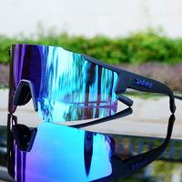 Olvoria | Gafas Deportivas ReflectRide – Gafas Aerodinámicas para Ciclismo con Protección UV y Montura Intercambiable