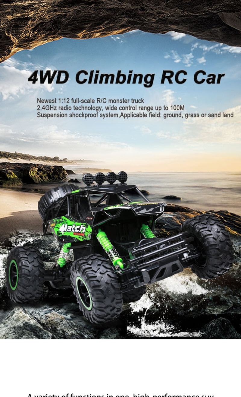 Olvoria | Remote Control Car 4x4 Rock Crawler Monster Truck