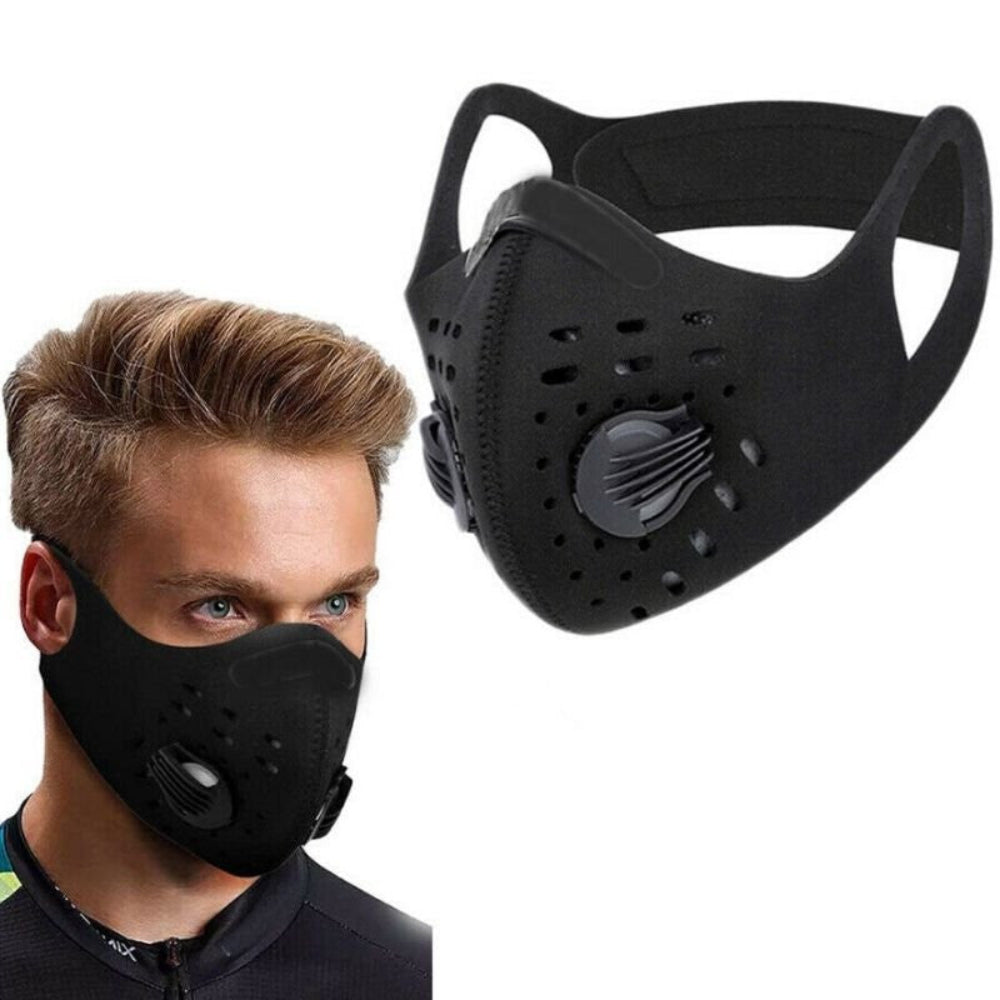 Olvoria | Reusable Face Mask Against Pollution | 5-Layer Filter & Valves