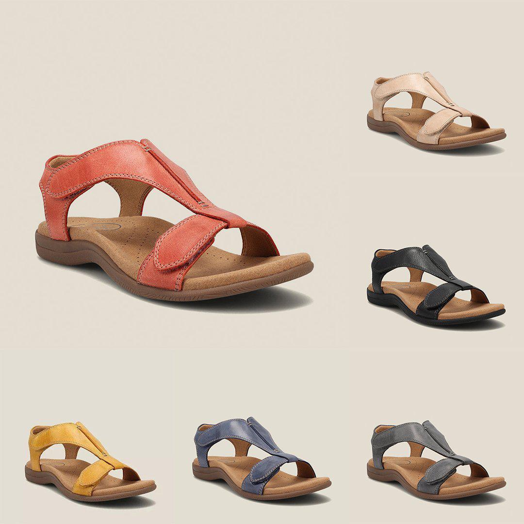 Olvoria | Rinah - Orthopedic Leather Sandals