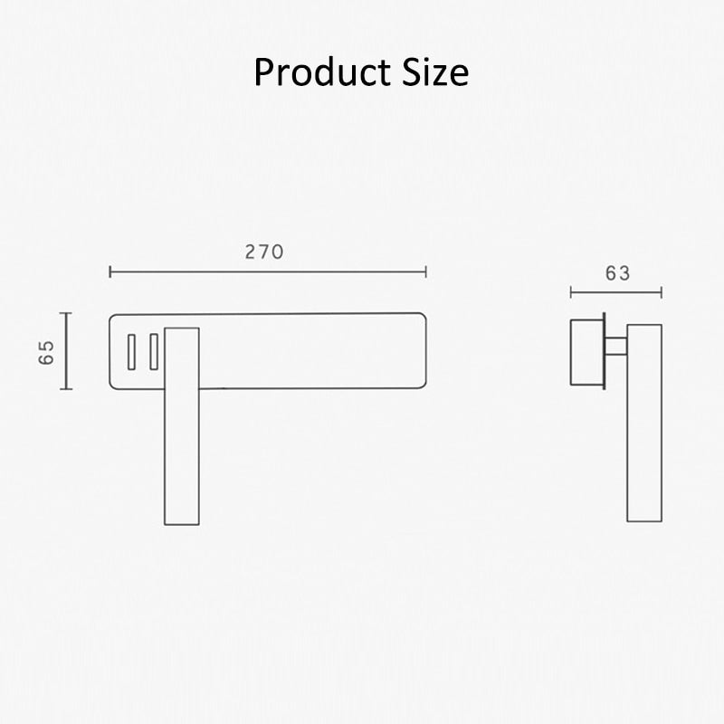 Olvoria | Rotatable LED Reading Wall Light for the Bed