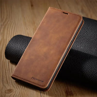 Funda Olvoria Samsung: bolso de cuero magnético para protección con estilo