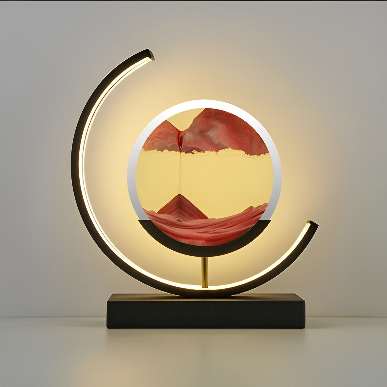 Olvoria | Sand Glow - Sand Lamp with Remote Control & Dimmable Features