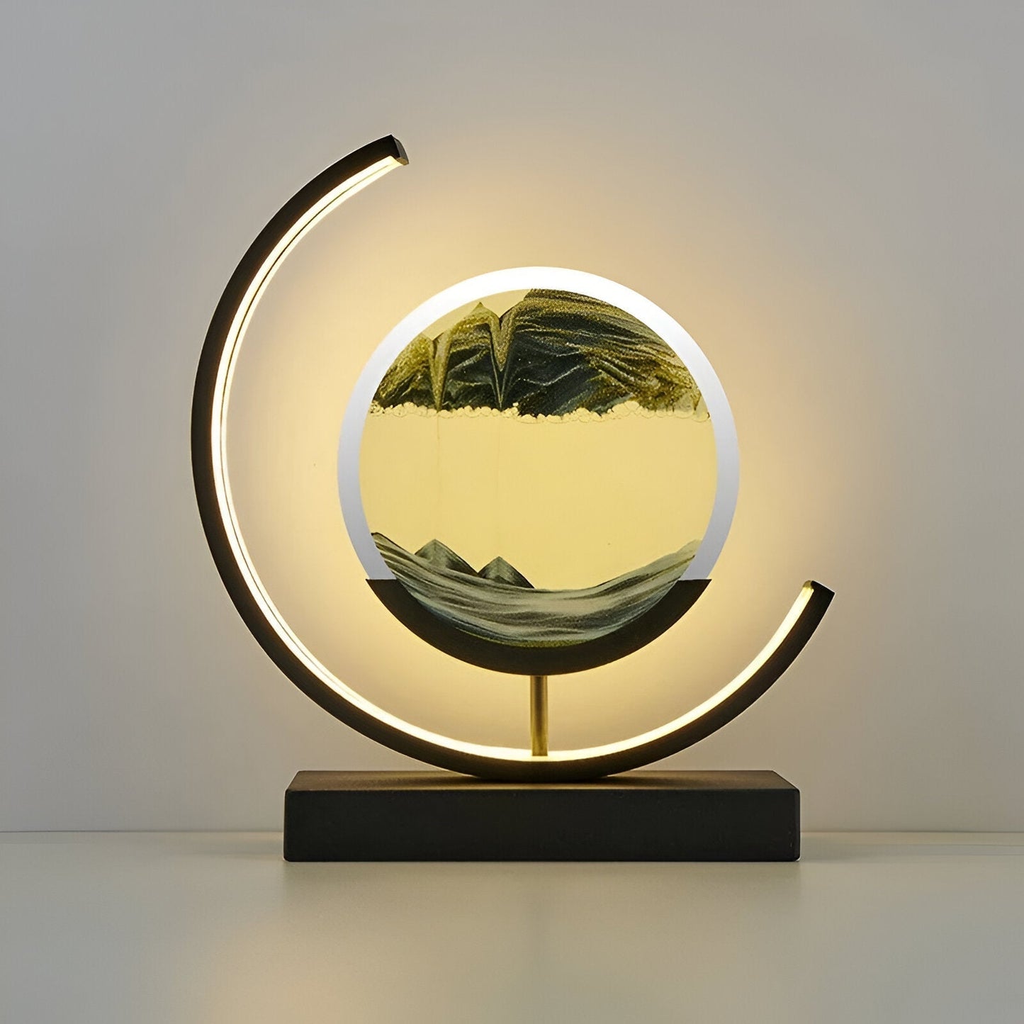 Olvoria | Sand Glow - Sand Lamp with Remote Control & Dimmable Features
