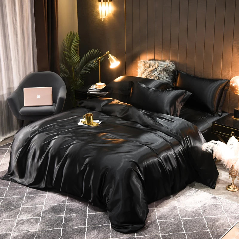 Olvoria | Satin Bedding Set with Elegant Design