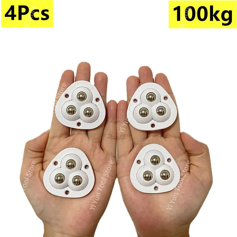 Olvoria | Self-Adhesive Full Rotating Furniture Mover Wheel Rollers